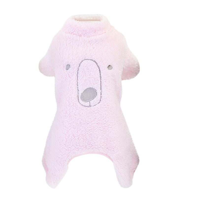 Dog Bear Winter Pajamas
