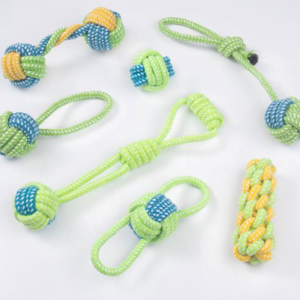 7 Pack Dog ToothBrush Toys For Small Puppy