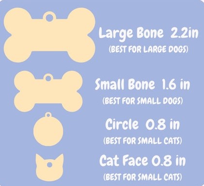 Winter/Christmas/Holiday Custom Dog Tags