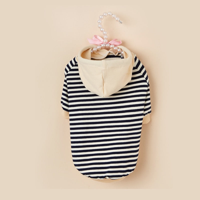 Stripe Hoodie For Dogs
